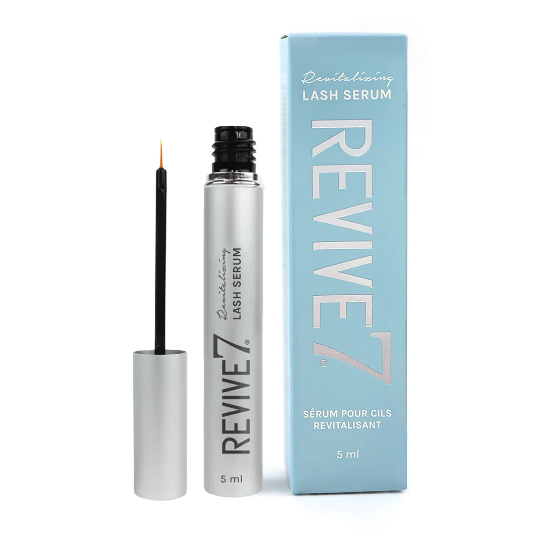 Revive7 Revitalizing Lash Serum by Toronto Brow Shop, front view with packaging