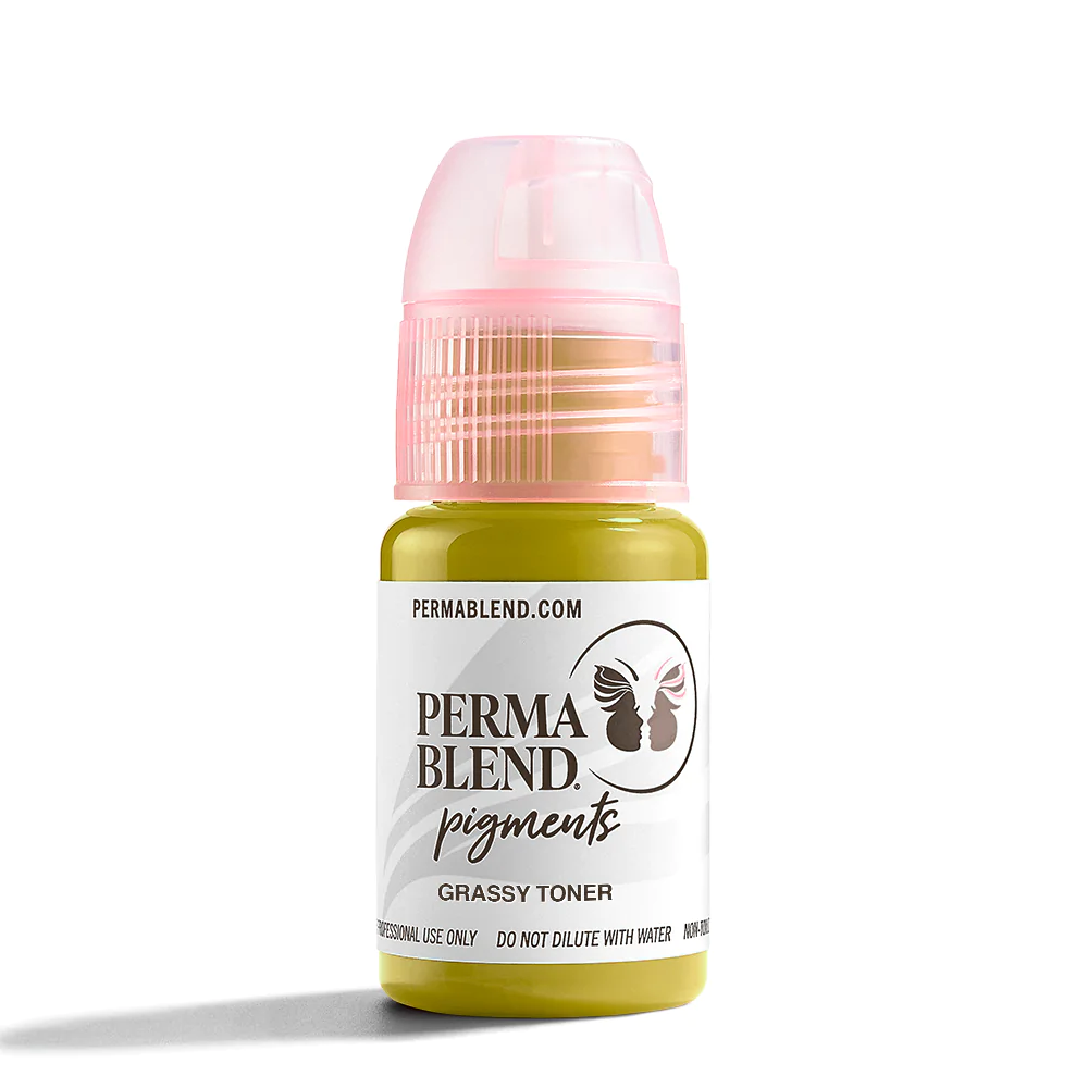 Grassy Toner by Perma Blend, Perma Blend toner pigment, Permanent Makeup pigment