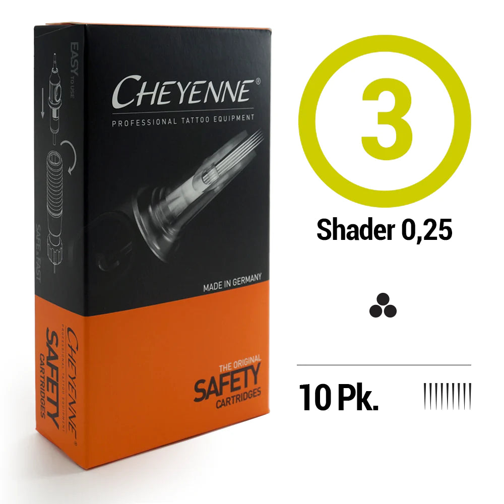 Cheyenne Safety Needle Cartridges