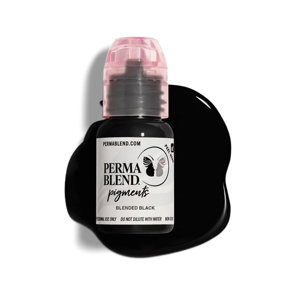 Blended Black, eyeliner pigment for permament makeup by Perma Blend