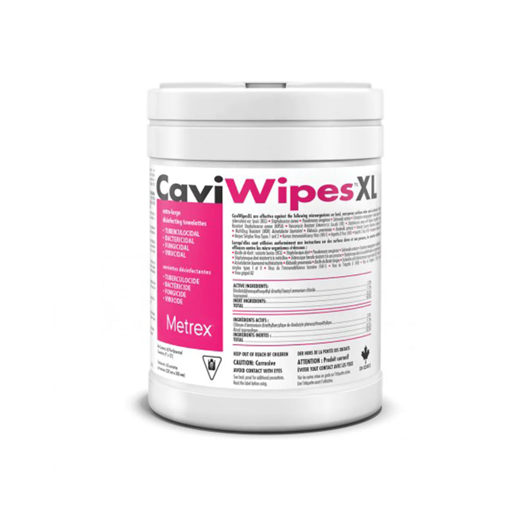Caviwipes Disinfectant Towelettes 160/tub - Metrex