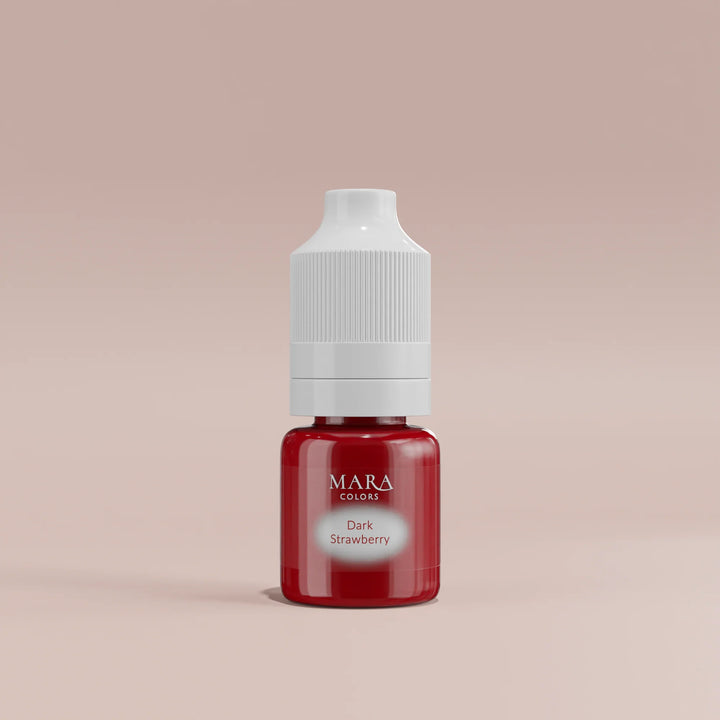 Dark Strawberry 7ml lip pigment, permanent makeup pigment by Mara Colors, Mara Pro pigments