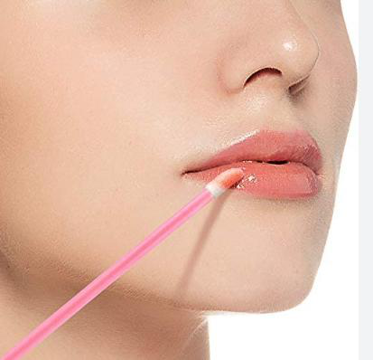 Lip Brush Applicators for Permanent Makeup, Makeup Lip Brush, Lip Brush, Pink close up