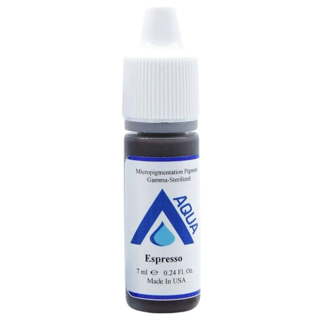 Espresso 7ml by Li Pigments, Li Aqua Pigment line, micropigmentation pigment, eyebrow pigment