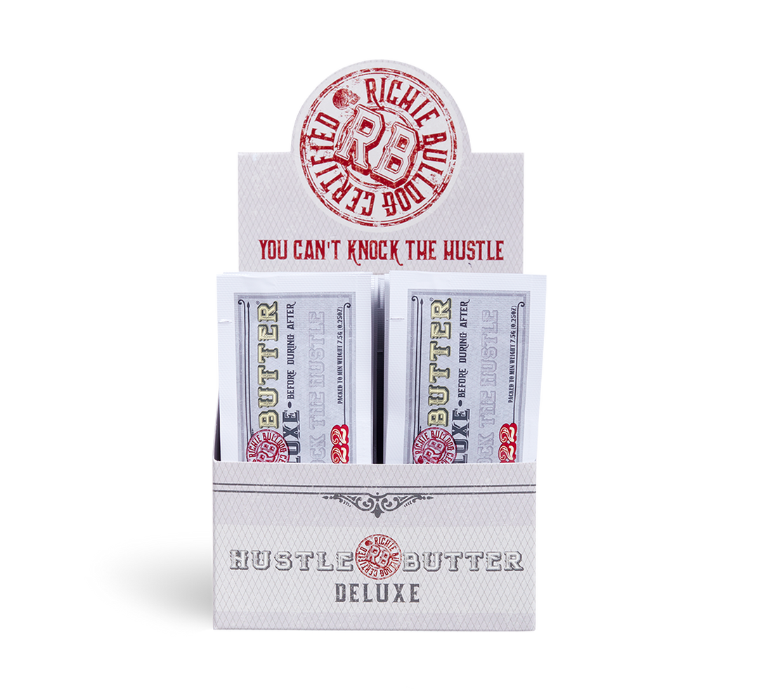 Deluxe Hustle Butter Deluxe Packettes, Luxury Tattoo Care & Maintenance Cream, Permanent Makeup aftercare 7.5G or 0.25 Oz