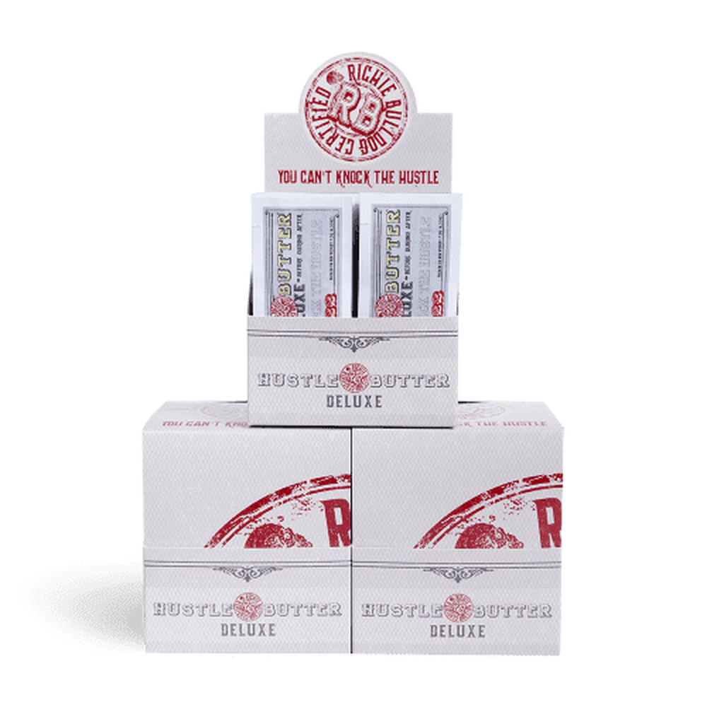 Deluxe Hustle Butter Deluxe Packettes, Luxury Tattoo Care & Maintenance Cream, Permanent Makeup aftercare 7.5G or 0.25 Oz Case quantity