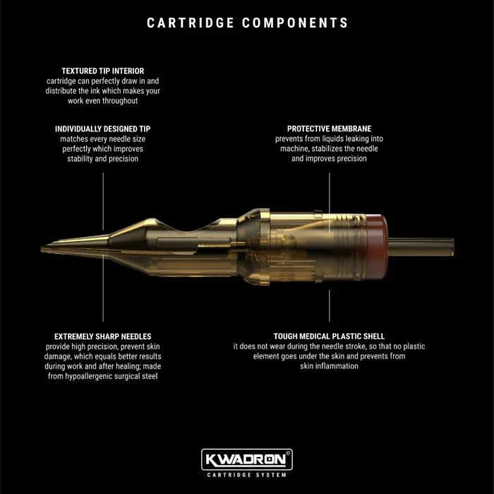 Kwadron Magnum Sublime Membrane Needle Cartridge components
