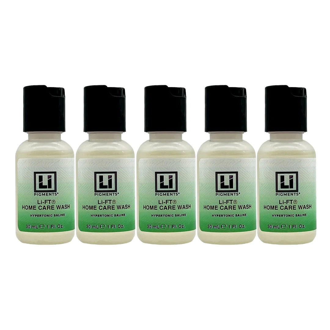 Li-FT Home Care Wash 5 pack, Saline Removal, by Toronto Brow Shop