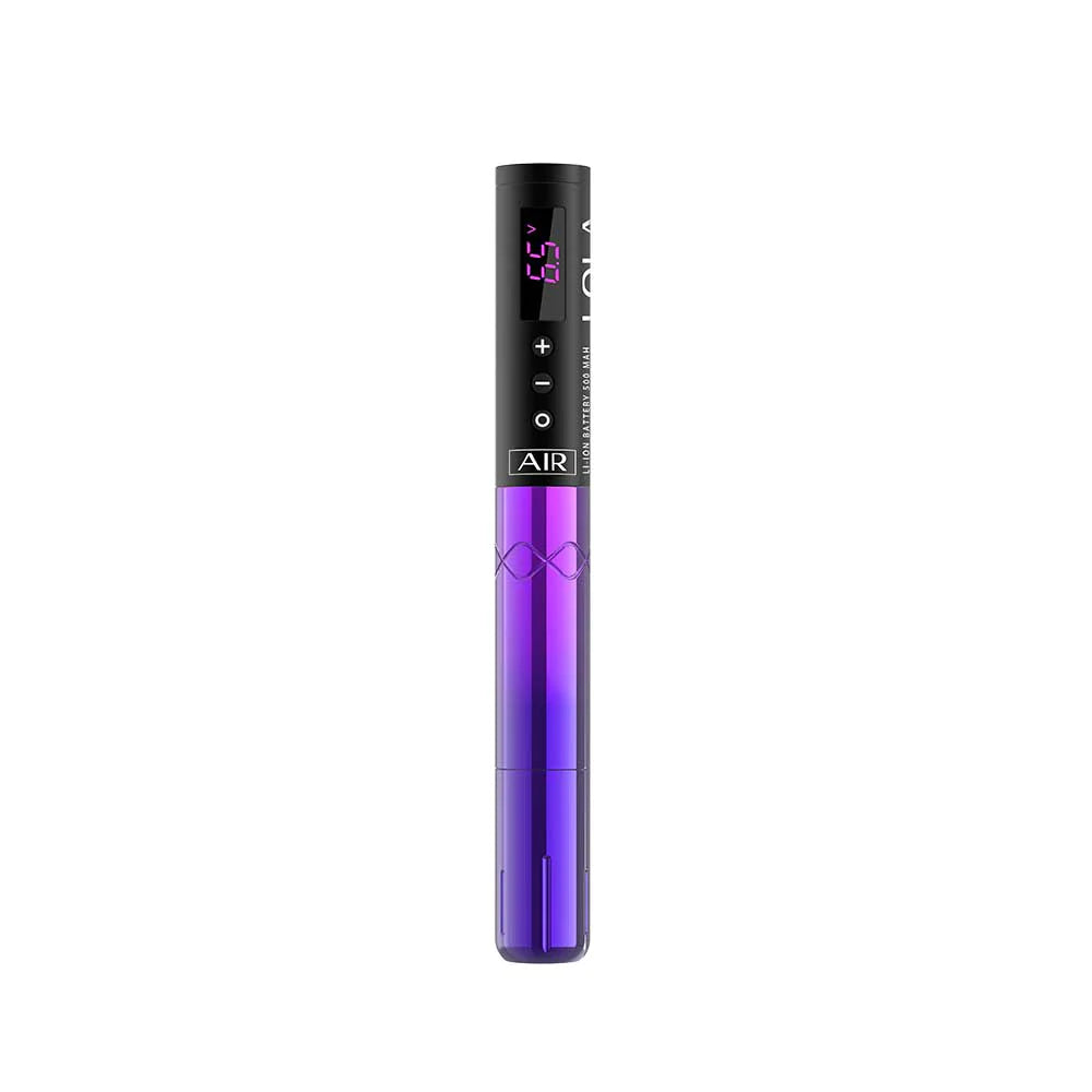 EZ LOLA AIR PMU Pen Wireless tattoo machine in Purple Graident and Black