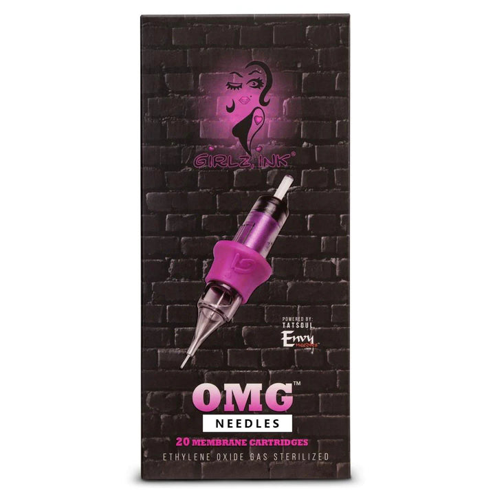 OMG Universal Needle Cartridges, Permanent Makeup Needle Cartridges, Girlz Ink Needle Cartridges, TatSoul Needle Cartridges, packaging