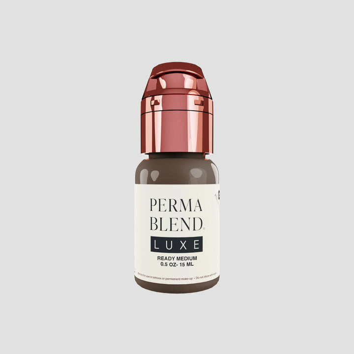 Perma Blend Luxe Ready-To-Go Pre-Modified Pigment Set by Perma Blend, Permanent Makeup Pigments, Pigments for Eyebrows, Microblading pigment, Ombre Powder Brow pigment, Ready Medium