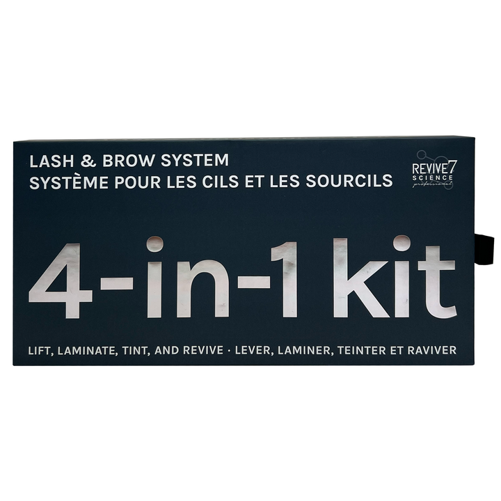 Revive7 Professional 4-in-1 Kit: Lash Lift, Brow Lamination, Tint, & Revive packaging front