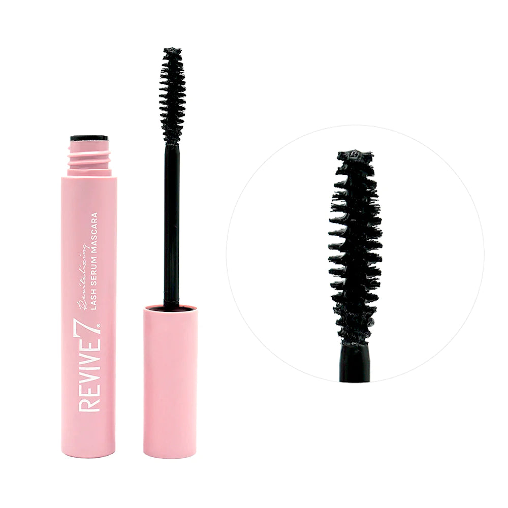 Revive7 Lash Serum Mascara by Toronto Brow Shop, packaging with bottle open