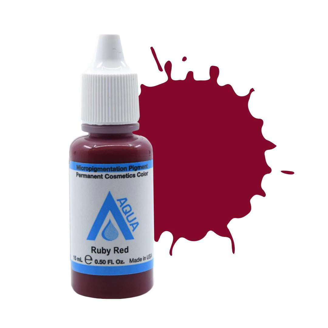 Ruby Red 15ml by Li Pigments, Li Aqua Pigment line, micropigmentation pigment, lip pigment