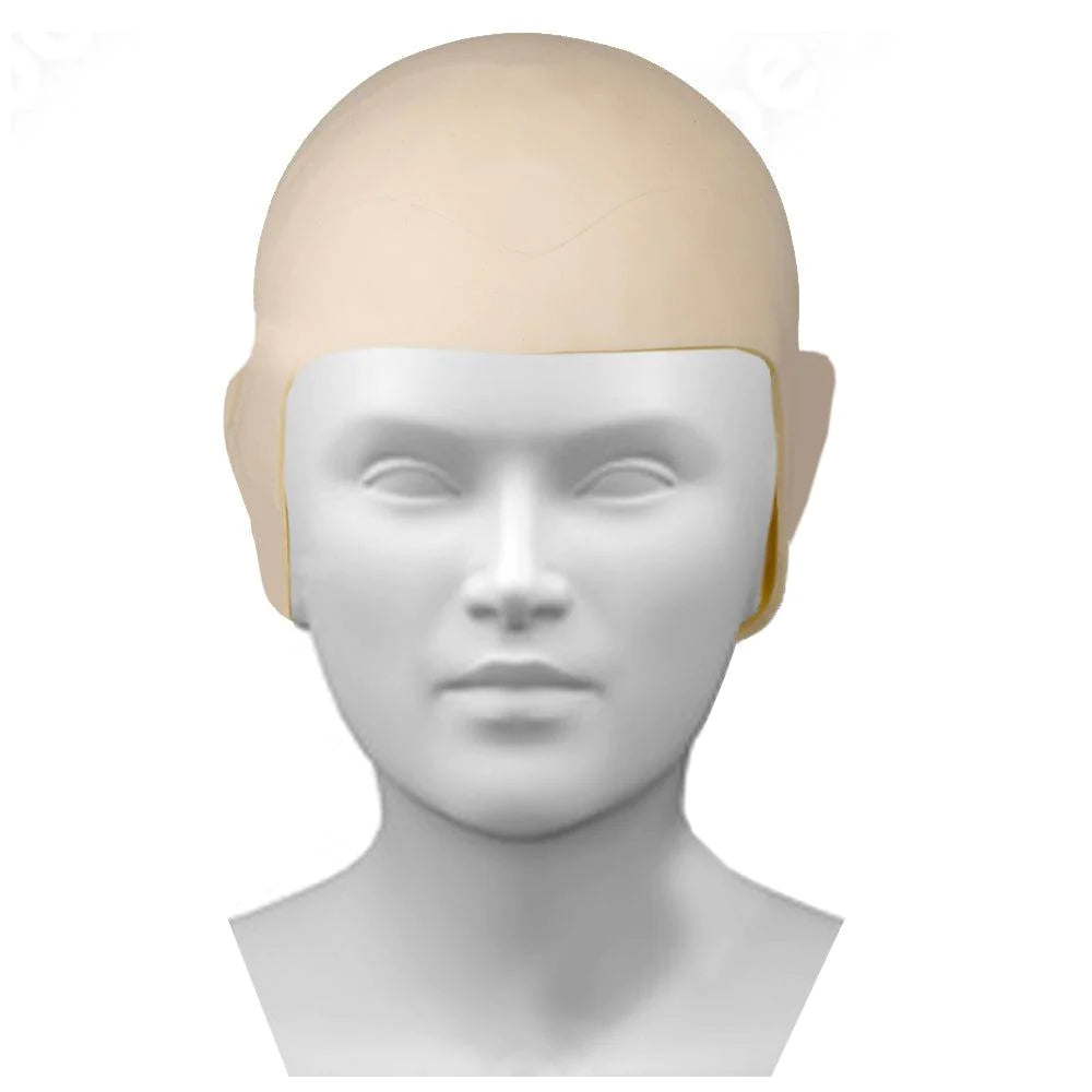 Silicone Practice Head for Scalp Micropigmentation, SMP Practice Skin, SMP Practice Head, SMP Supplies, front view
