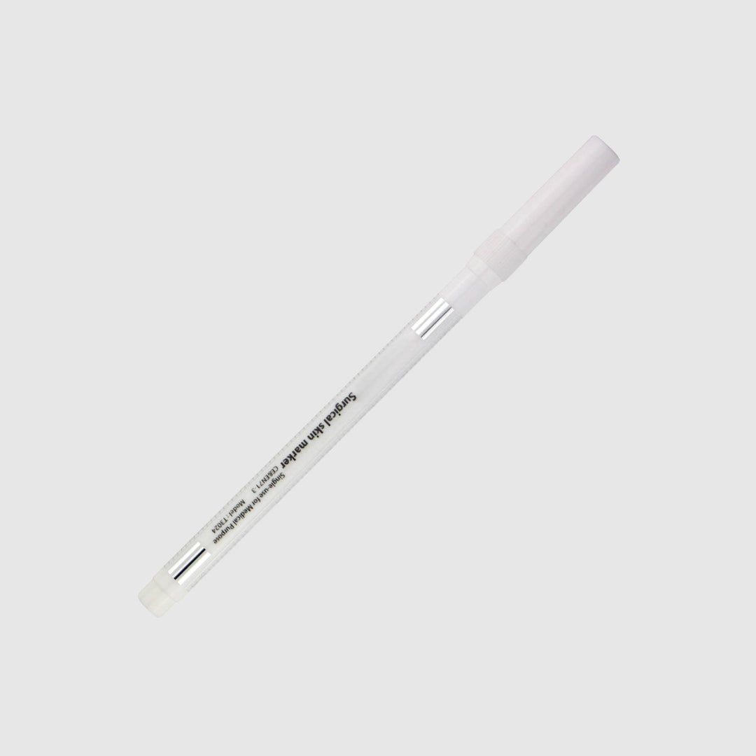 White Marker pen - White Surgical Marker Pen by Toronto Brow Shop front view close up