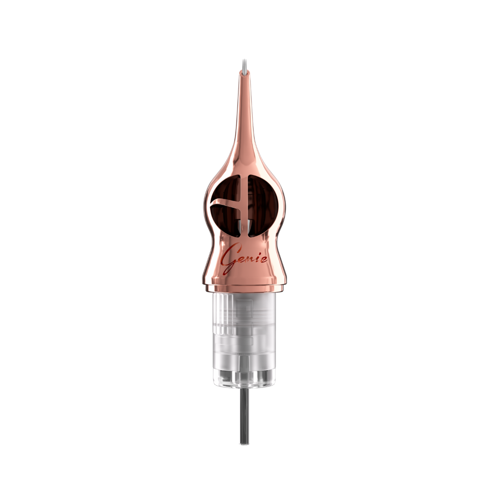 Genie needle cartridges by Brow Daddy in Rose Gold