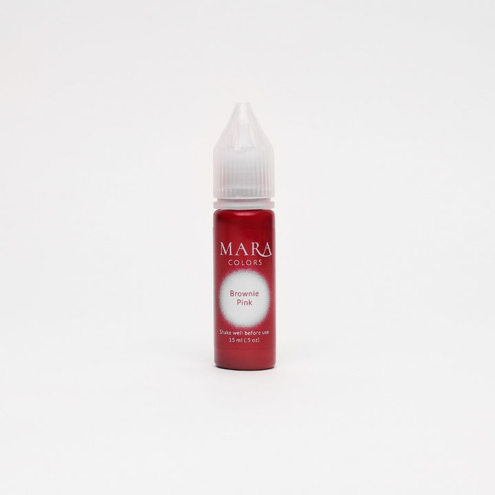 Brownie Pink 15ml lip pigment, permanent makeup pigment by Mara Colors, Mara Pro pigments