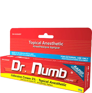 Dr. Numb Numbing cream, permanent makeup numbing cream, topical anesthetic, numbing gel, pmu numbing cream, lidocaine cream