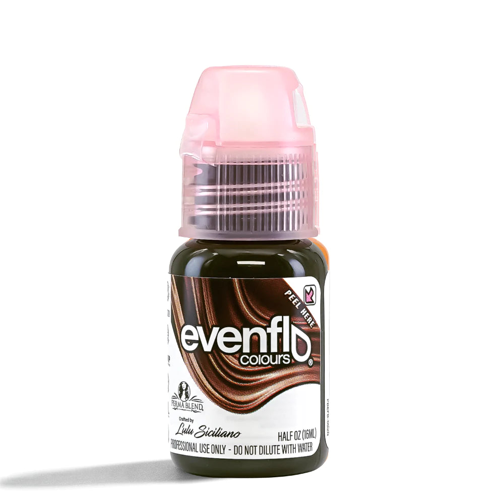 Evenflo Colours Oak eyebrow pigment by Perma Blend front view