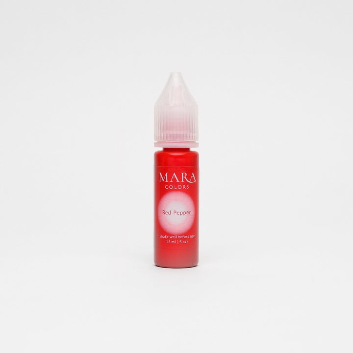 Red Pepper 15ml lip pigment, permanent makeup pigment by Mara Colors, Mara Pro pigments