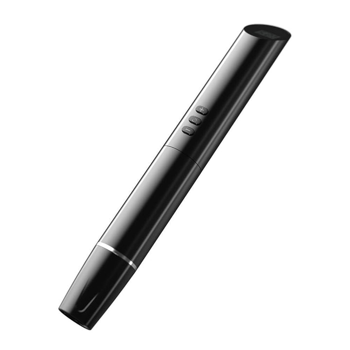 RITA Wireless tattoo machine, wireless permanent makeup pen, compatible with universal needle cartridges, Rhein pmu pen by Toronto Brow Shop in Black