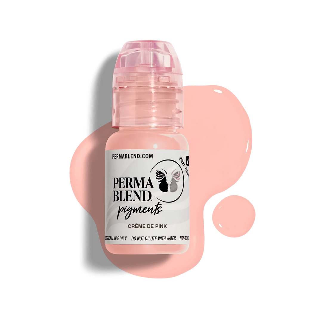 Signature Lip Set by Perma Blend, Permanent Makeup Pigments, Pigments for Lip Blush, Creme De Pink