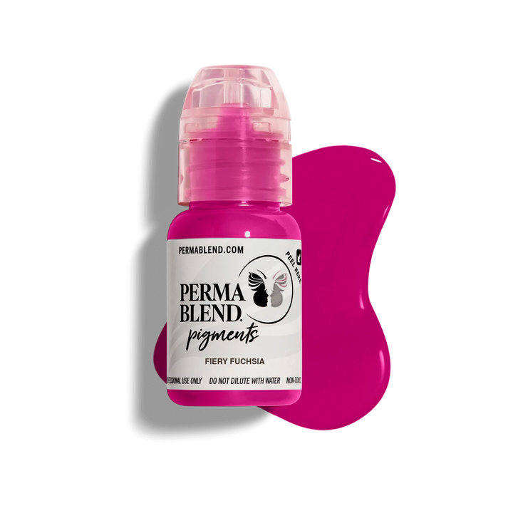 Signature Lip Set by Perma Blend, Permanent Makeup Pigments, Pigments for Lip Blush, Fiery Fuchsia