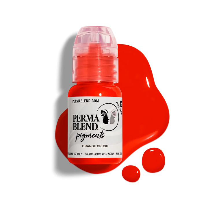 Signature Lip Set by Perma Blend, Permanent Makeup Pigments, Pigments for Lip Blush, Orange Crush