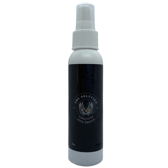 The Solution Numbing Spray 4 oz bottle by Scalp Tech Inc sold by Toronto Brow Shop
