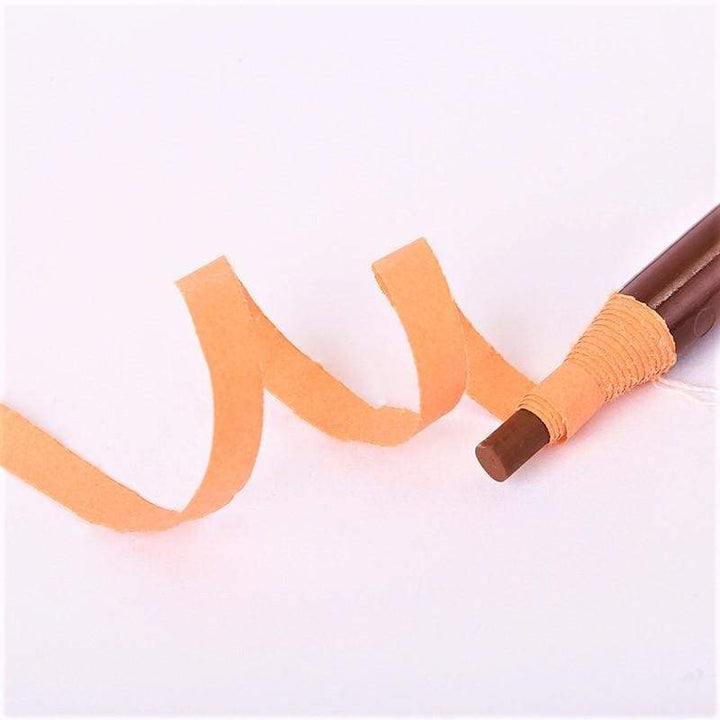 Pre-draw Eyebrow Wax Pencil Brown, permanent makeup pencil, pmu brow pencil, brow pencil for permanent makeup close up